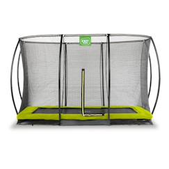 Jouet-Jeux de plein air-Trampoline enterré rectangulaire 244x366cm avec filet