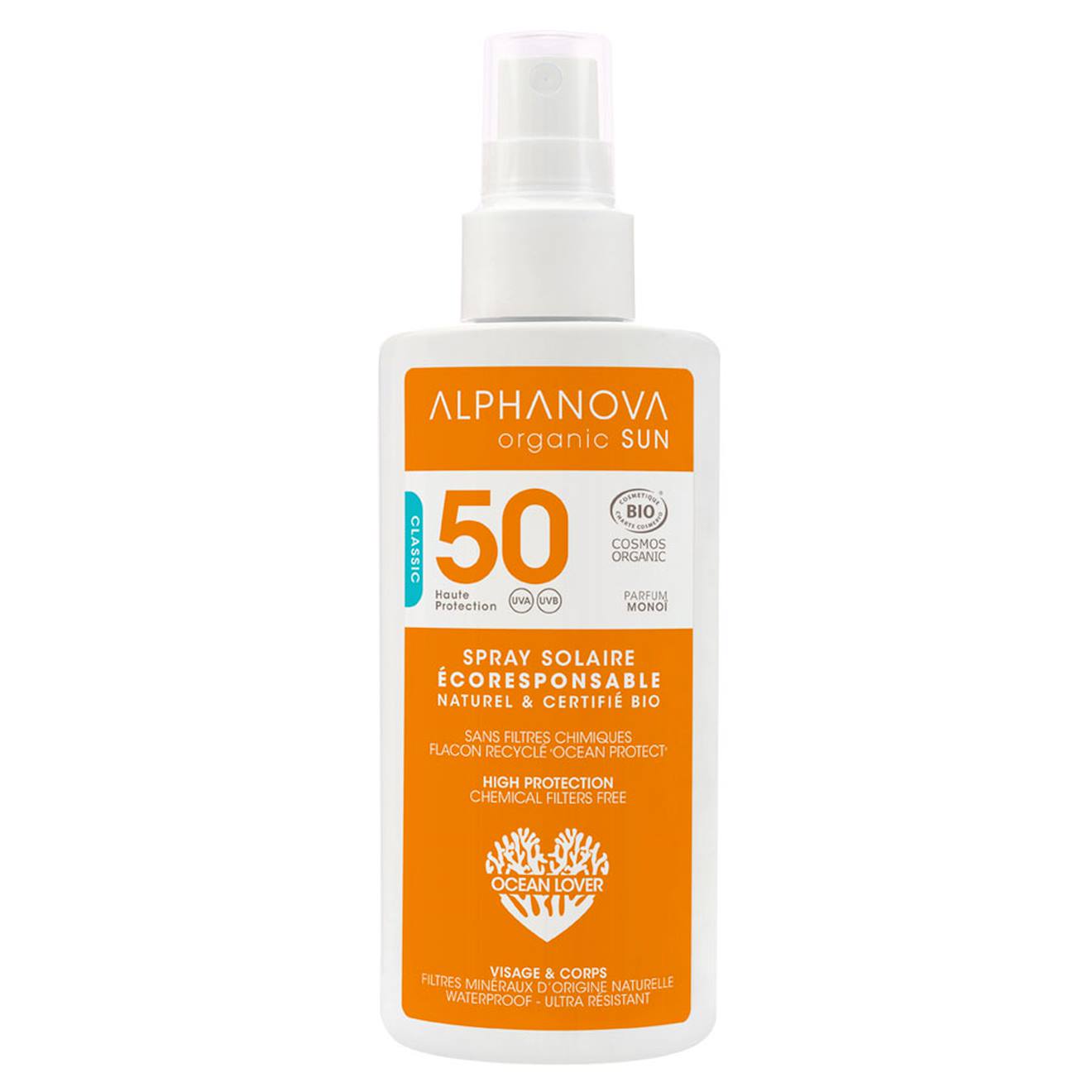 Spray Solaire Adulte Spf 50 Multicolore (Alphanova) - Couverture