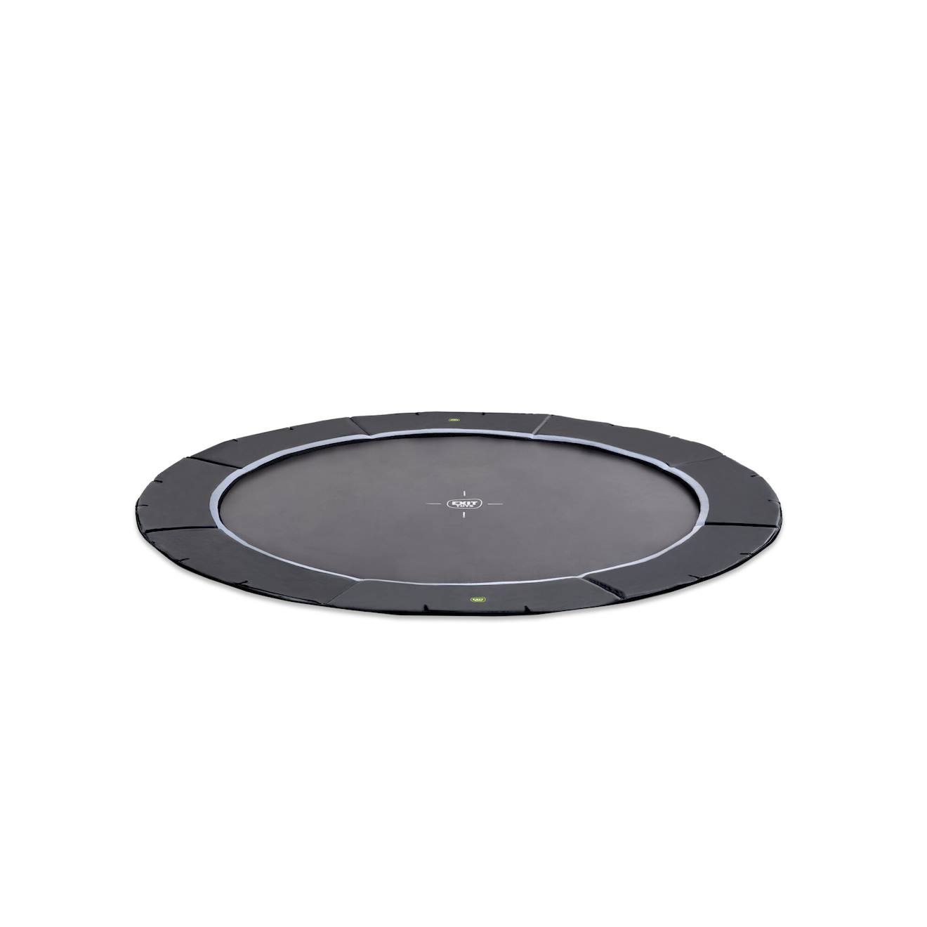 Trampoline Enterré Au Ras Du Sol Rond Ø427cm Avec Filet Noir
