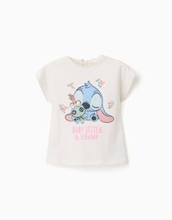 T-shirt en coton avec imprimé baby stitch  - vertbaudet enfant