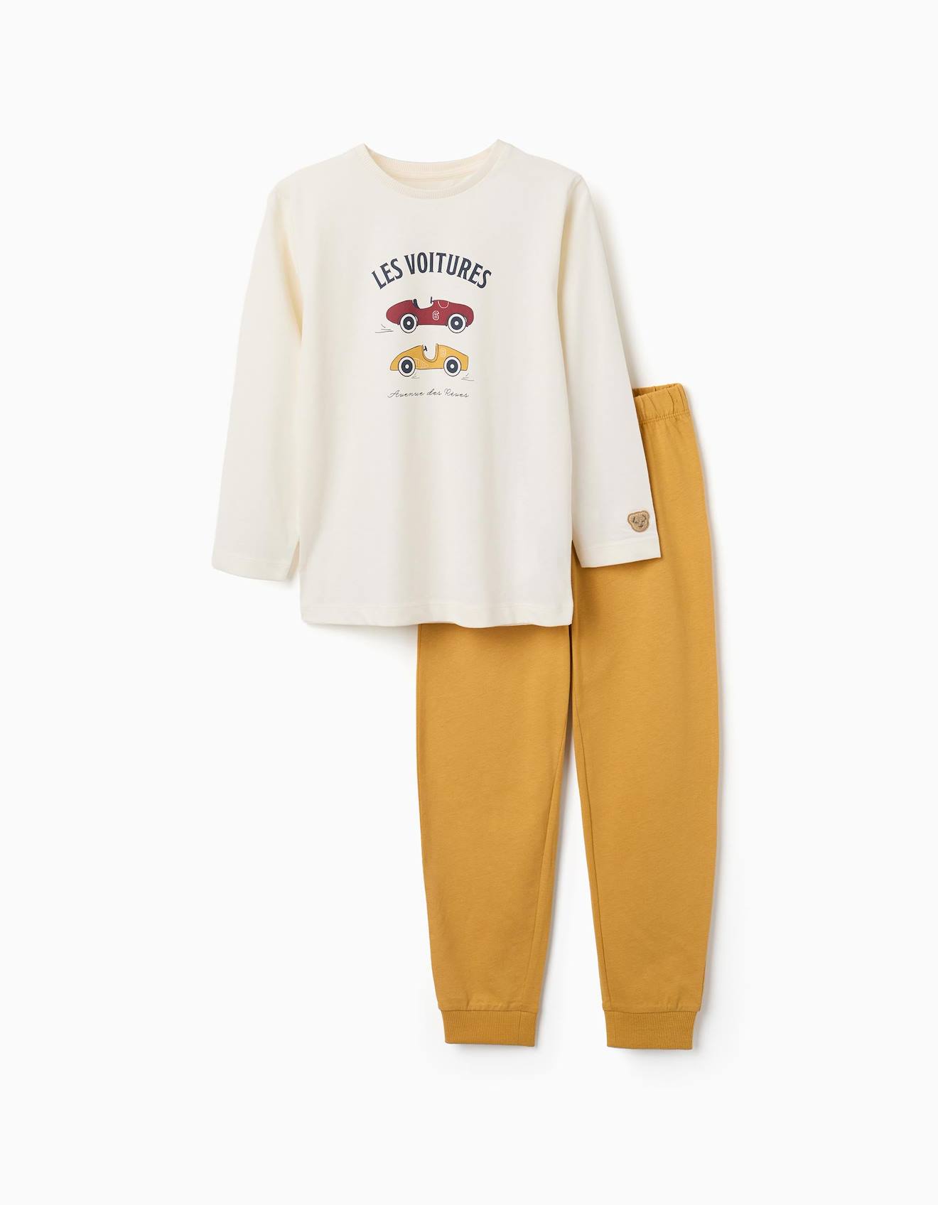 Pyjama En Coton Avec Imprim De Voitures De Course Blanc 19 €