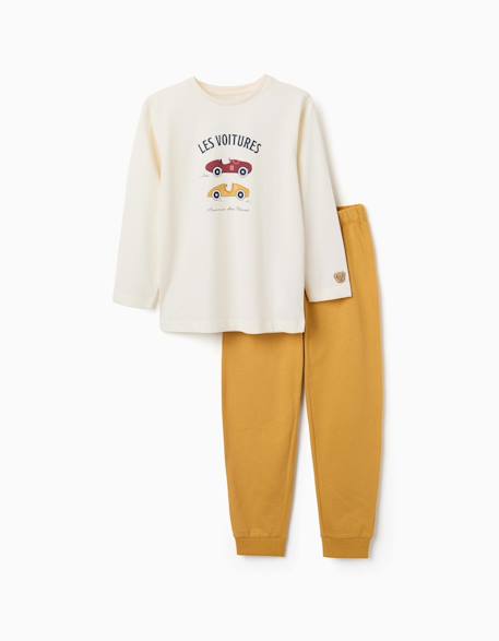 Garçon-Pyjama en coton avec imprimé de voitures de course
