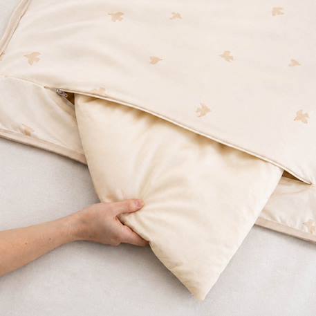 Sac de couchage nomade bébé - tog 1-3 confort 4 saisons Moka+Popcorn+Stone 10 - vertbaudet enfant 
