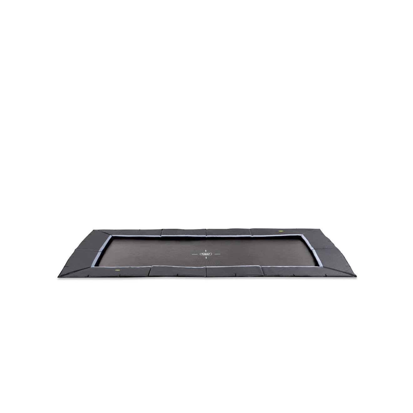 Trampoline Enterré Au Ras Du Sol Rectangulaire 305x519cm Noir