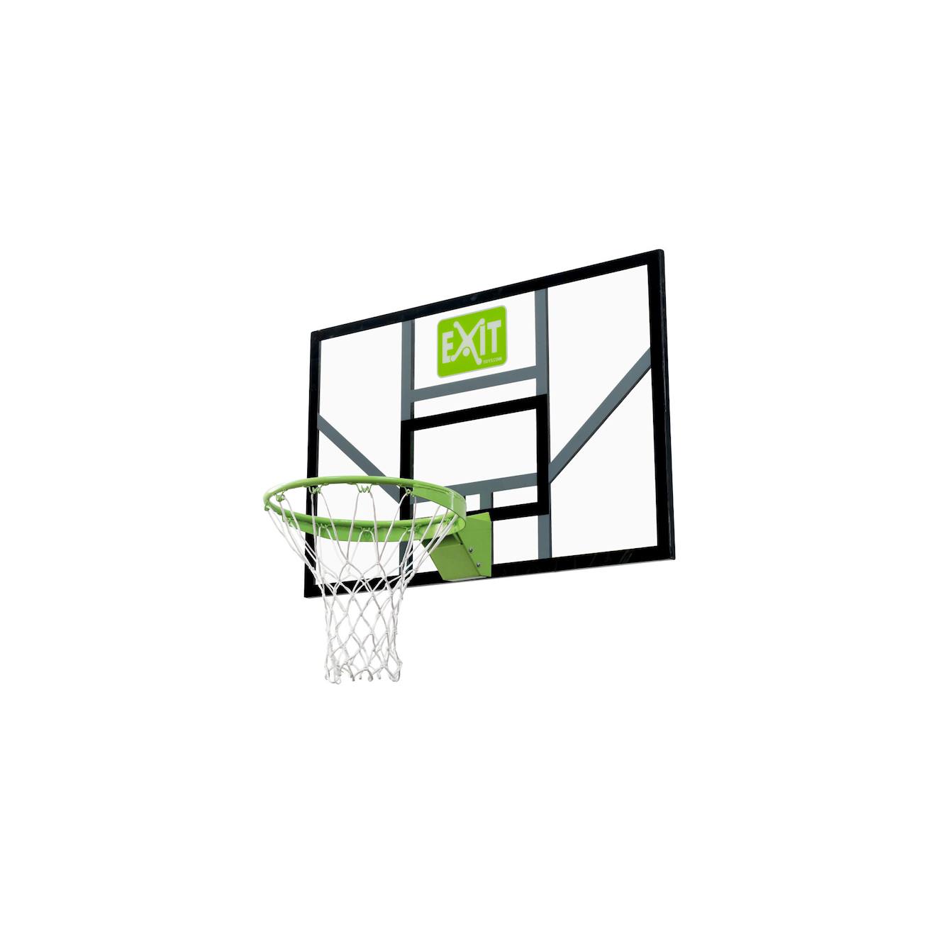 Panneau De Basket Avec Cercle Dunk Et Filet Pour Jardin Vert/noir