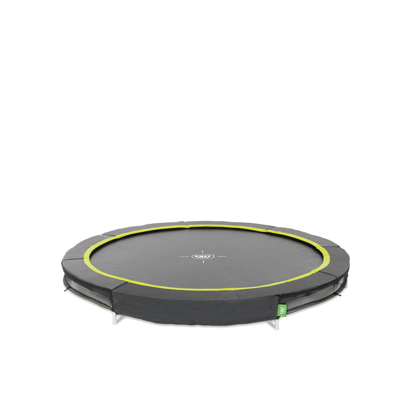 Trampoline Enterré Rond Ø244cm Sans Filet Noir