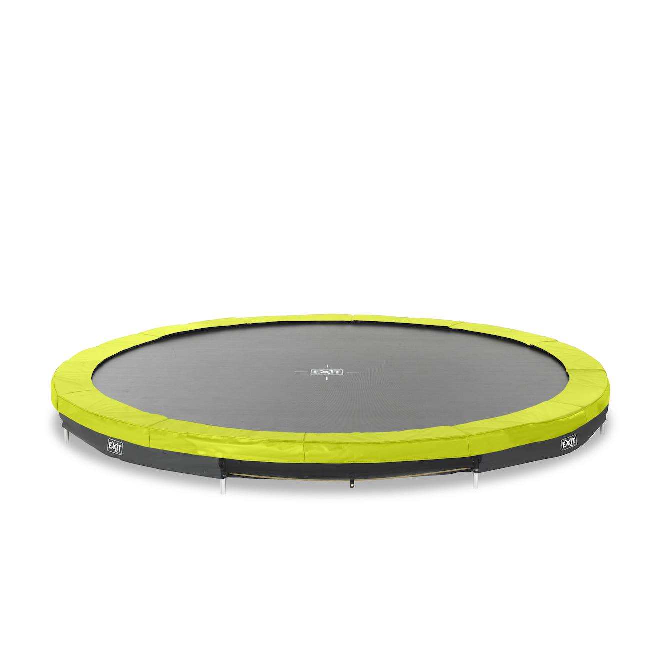 Trampoline Enterré Rond Ø366cm Sans Filet Vert