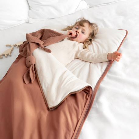 Sac de couchage nomade bébé - tog 1-3 confort 4 saisons Moka+Popcorn+Stone 2 - vertbaudet enfant 