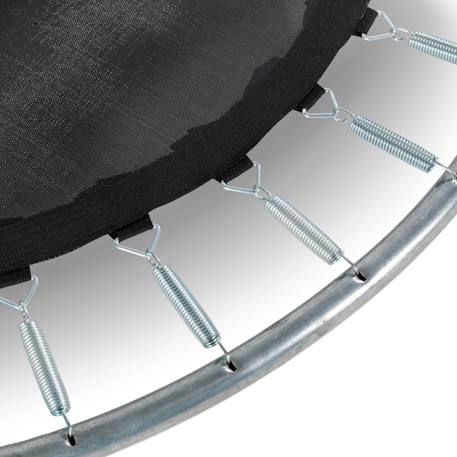 Trampoline enterré rond ø427cm avec filet de sécurité Noir+Rose+Vert 15 - vertbaudet enfant 