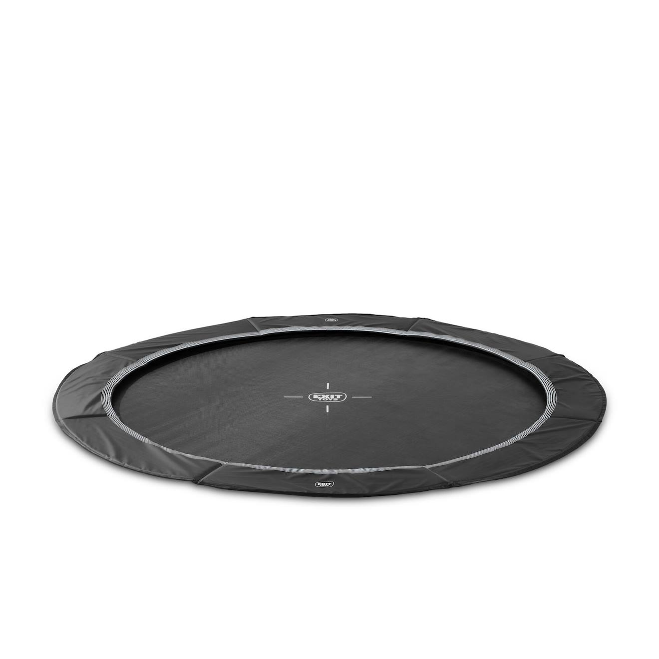 Trampoline De Enterré Au Ras Du Sol Ø366cm Noir
