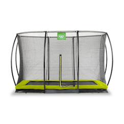 Jouet-Jeux de plein air-Trampoline enterré rectangulaire 214x305cm avec filet
