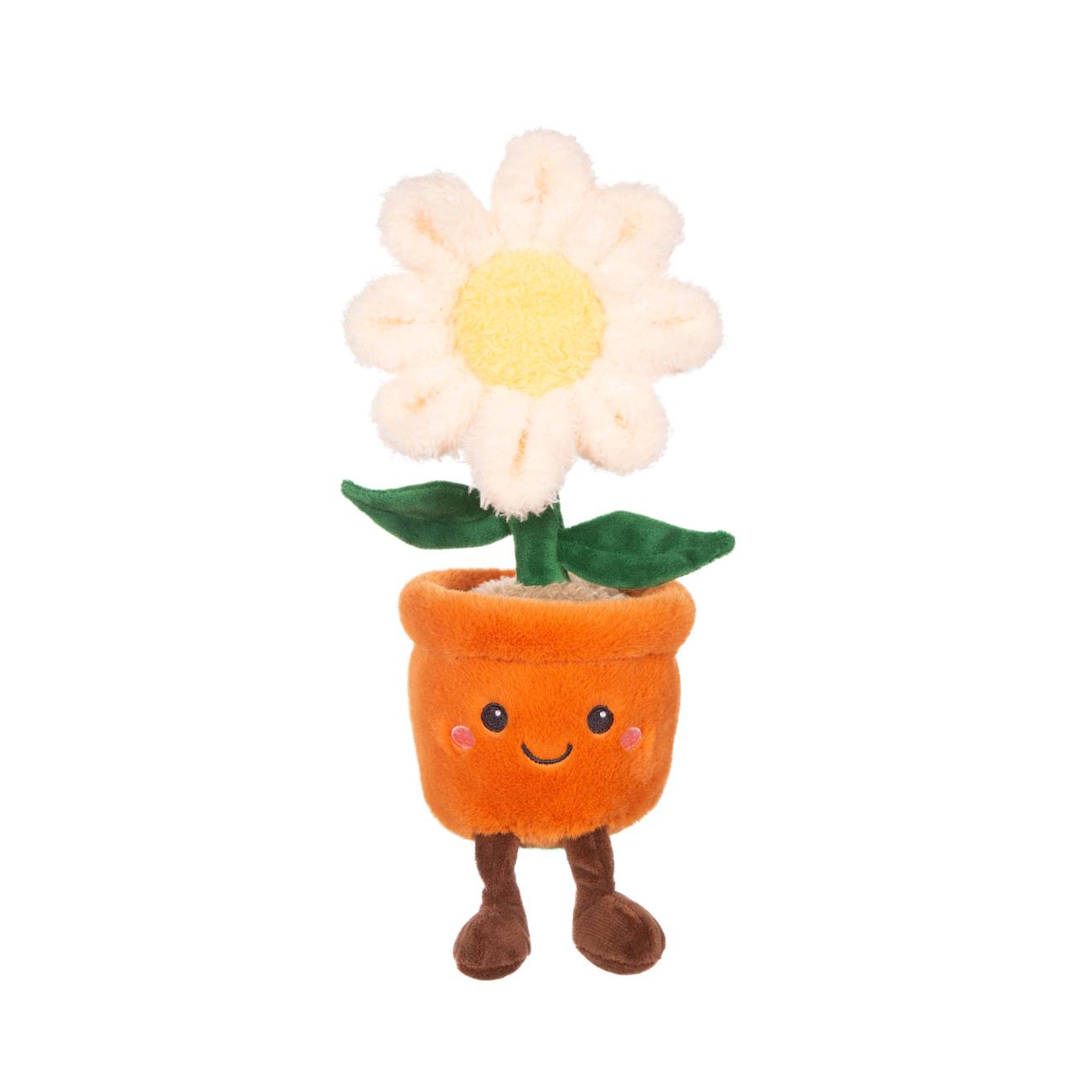 Peluche - Peluche Fleur Marguerite Avec Pot Orange – Mimi Flowers – 24 Cm Jaune Peluche - Peluche Fleur Marguerite Avec Pot Orange – Mimi Flowers – 24 Cm Jaune