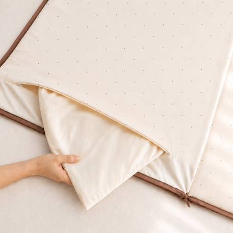 Sac de couchage nomade bébé - tog 1-3 confort 4 saisons Moka+Popcorn+Stone 6 - vertbaudet enfant 
