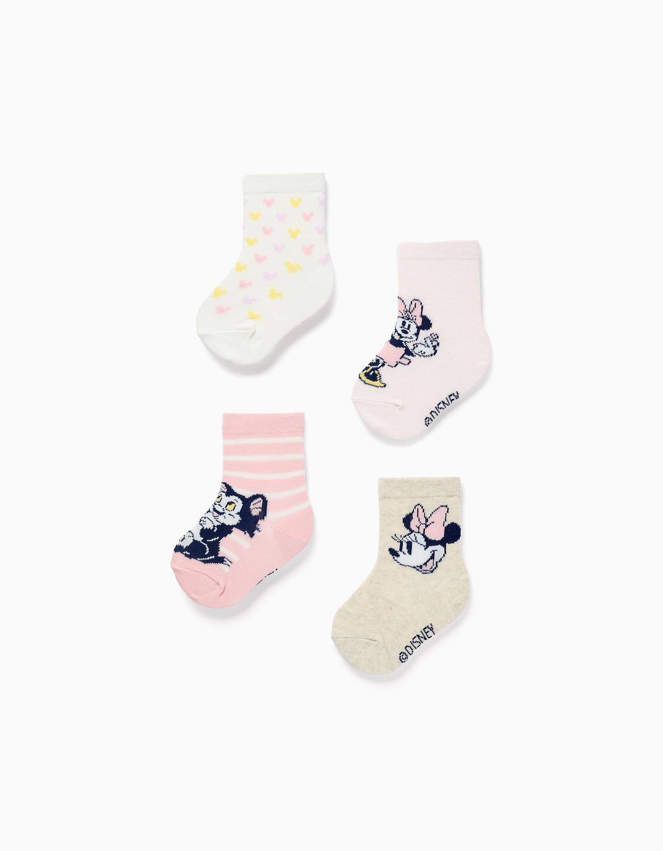4 Paires De Chaussettes Avec Imprims Minnie Et Figaro Multicolore 15 €