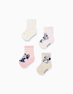 4 paires de chaussettes avec imprimés minnie et figaro  - vertbaudet enfant