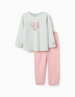 -Pyjama à manches longues et imprimé fleurs