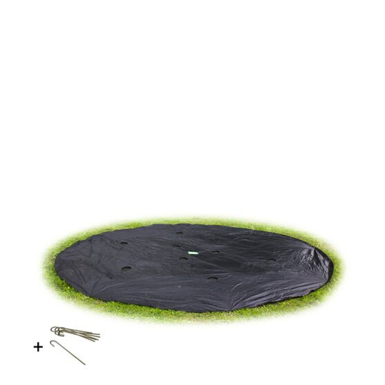 Housse De Protection Pour Trampoline Enterré Ø244cm Noir