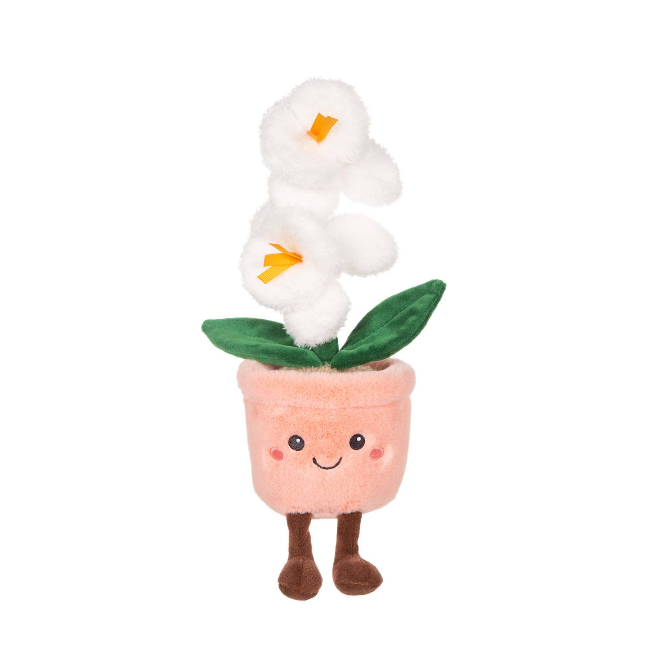 Peluche - Peluche Fleur Orchidée Avec Pot Beige Rosé – Mimi Flowers – 24 Cm Blanc Peluche - Peluche Fleur Orchidée Avec Pot Beige Rosé – Mimi Flowers – 24 Cm Blanc
