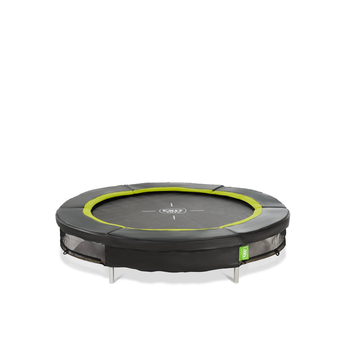 Trampoline Enterré Rond Ø183cm Sans Filet Noir