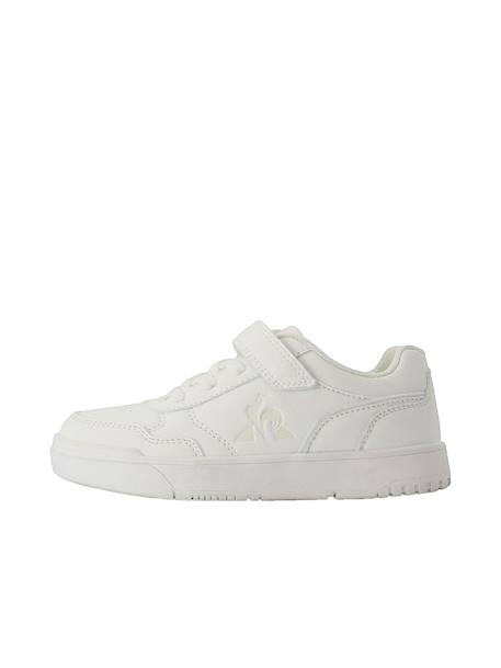 Garçon-Basket basse blanche court breaker – confort et maintien enfant
