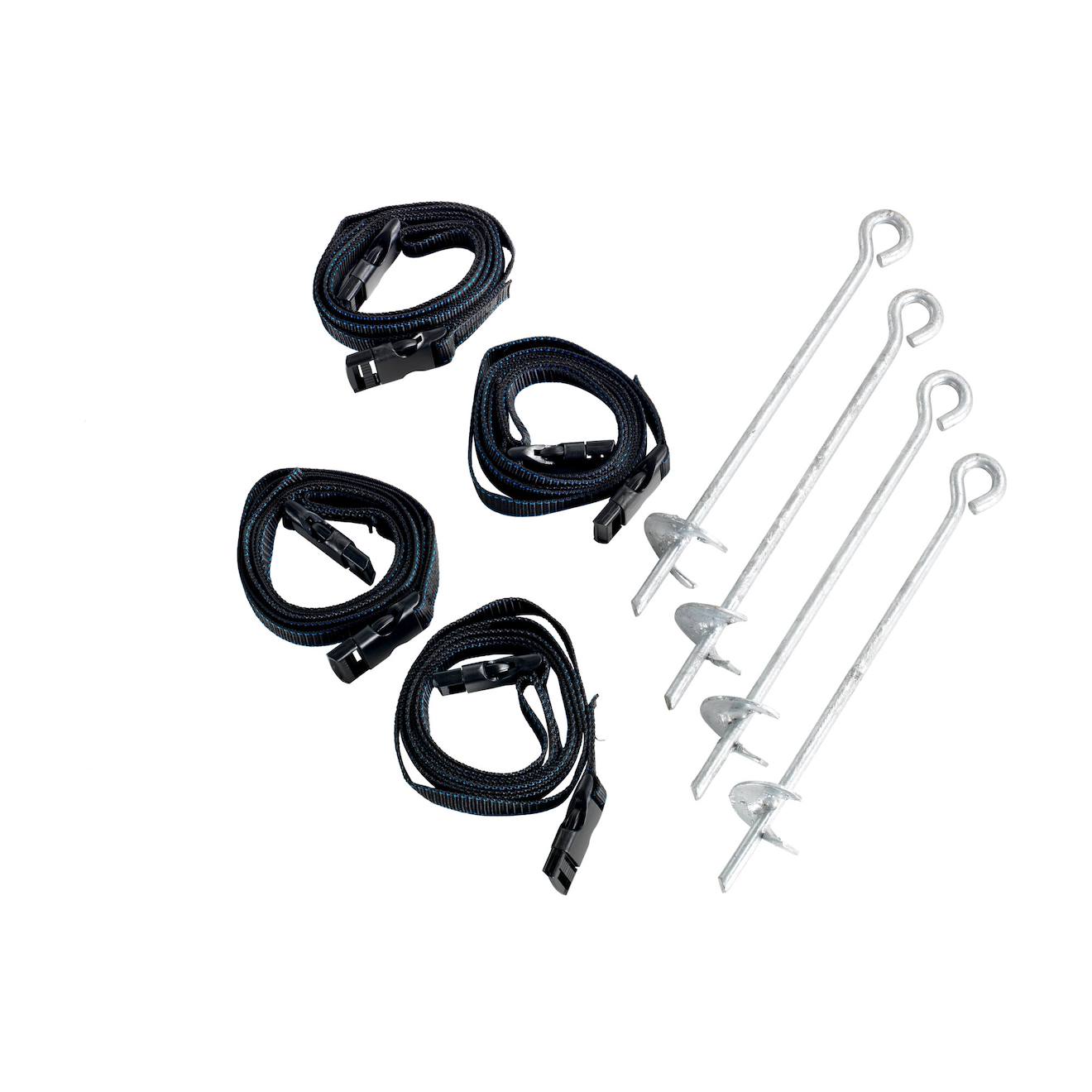 Kit D'ancrage Trampoline (4 Pièces) Gris
