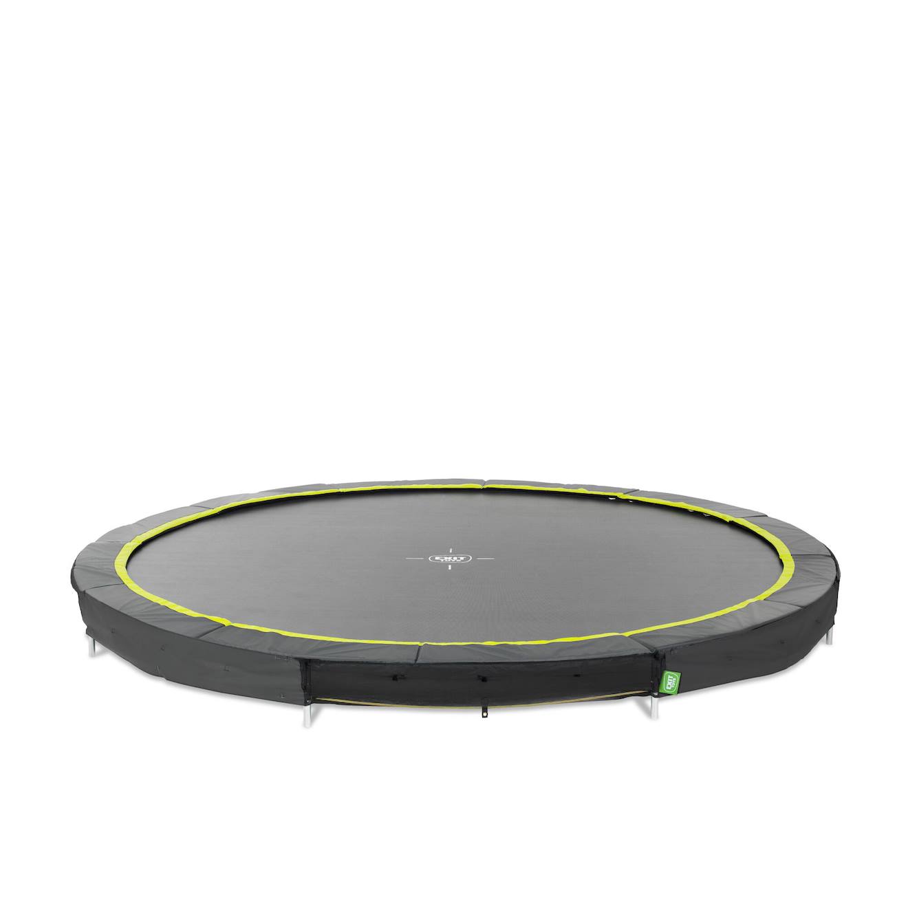 Trampoline Enterré Rond Ø366cm Sans Filet Noir