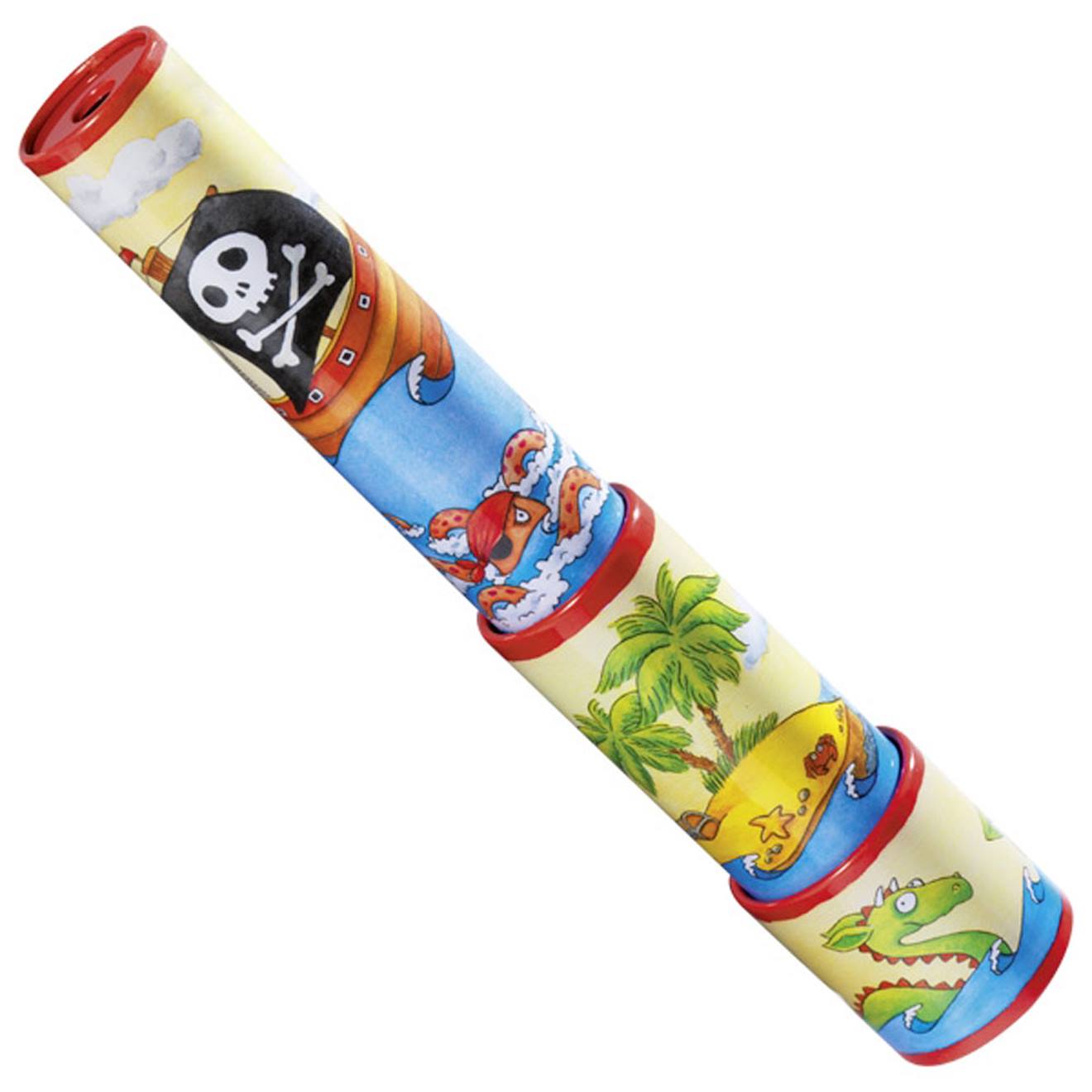 Kaléidoscope Pirate En Métal Avec Partie Rotative Multi-coloured