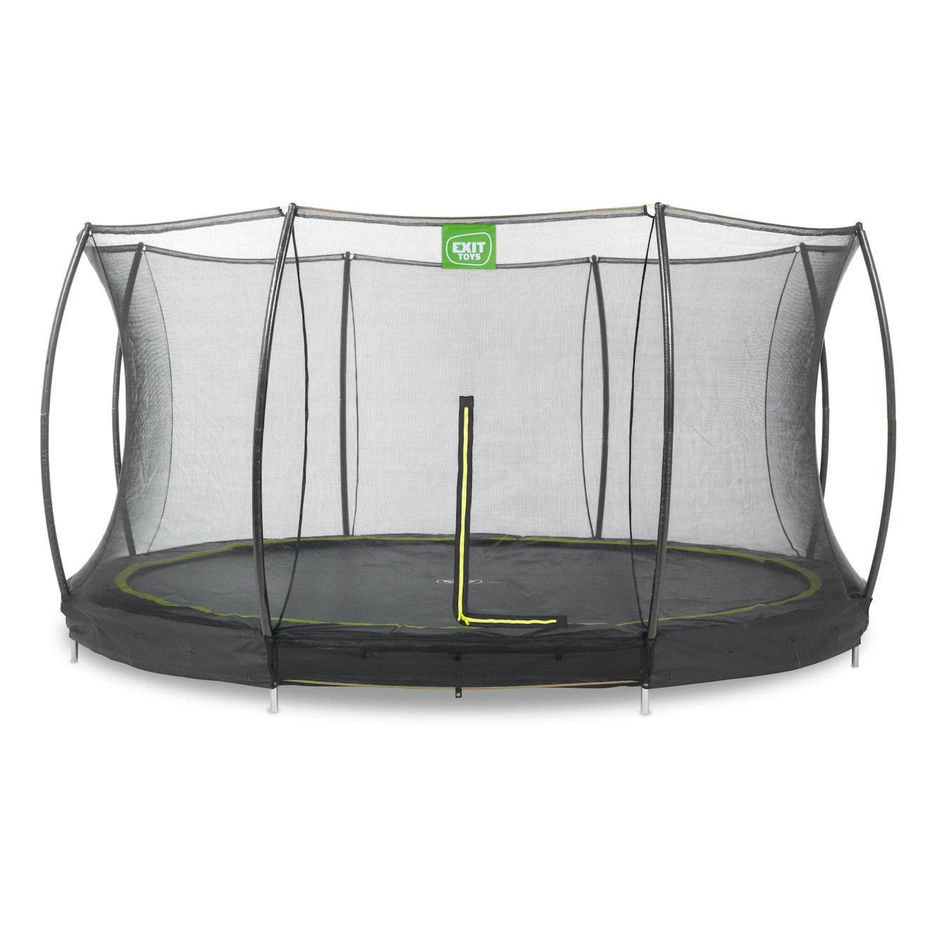 Trampoline Enterré Rond Ø427cm Avec Filet De Sécurité Noir