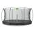 Trampoline enterré rond ø427cm avec filet de sécurité Noir+Rose+Vert 1 - vertbaudet enfant 