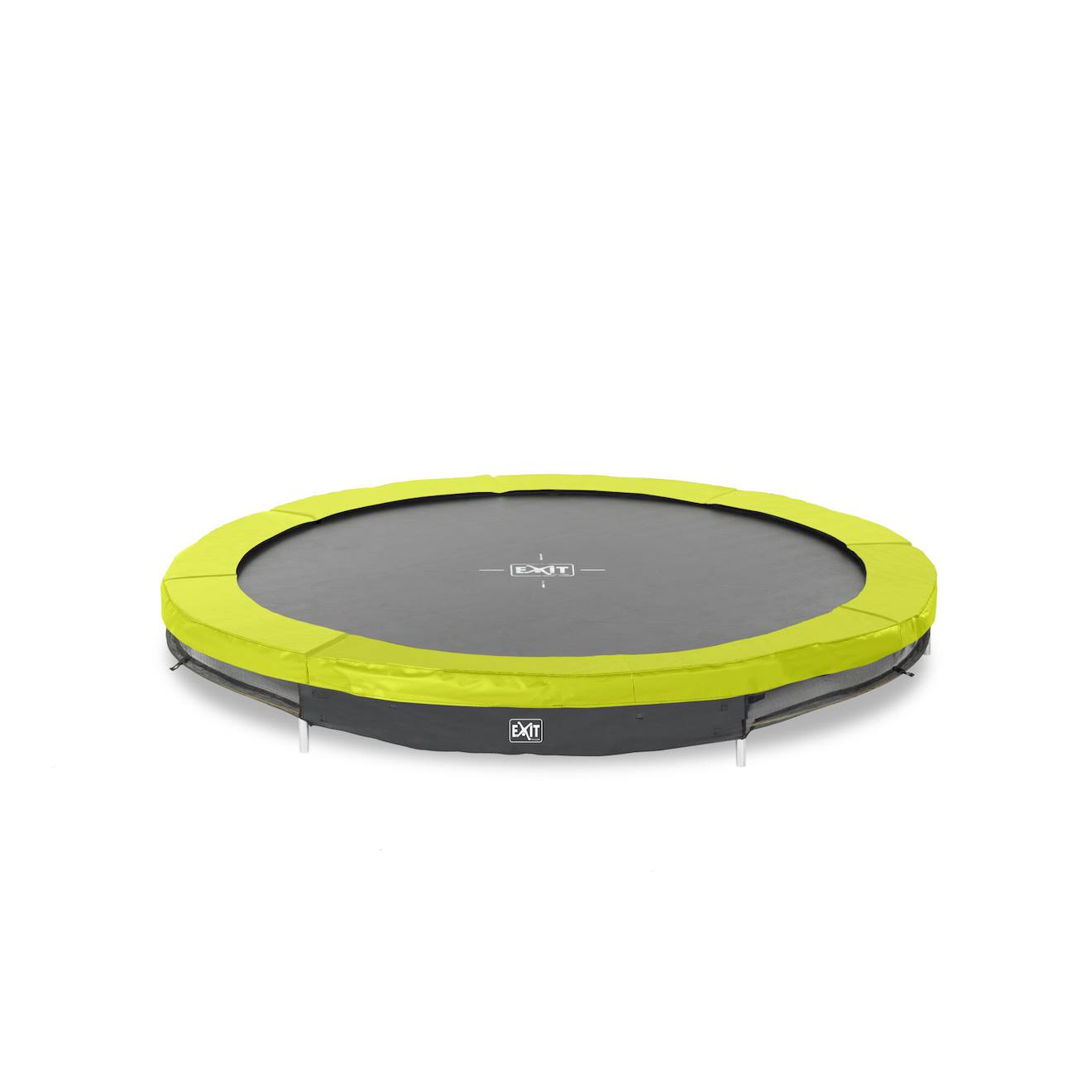 Trampoline Enterré Rond Ø244cm Sans Filet Vert