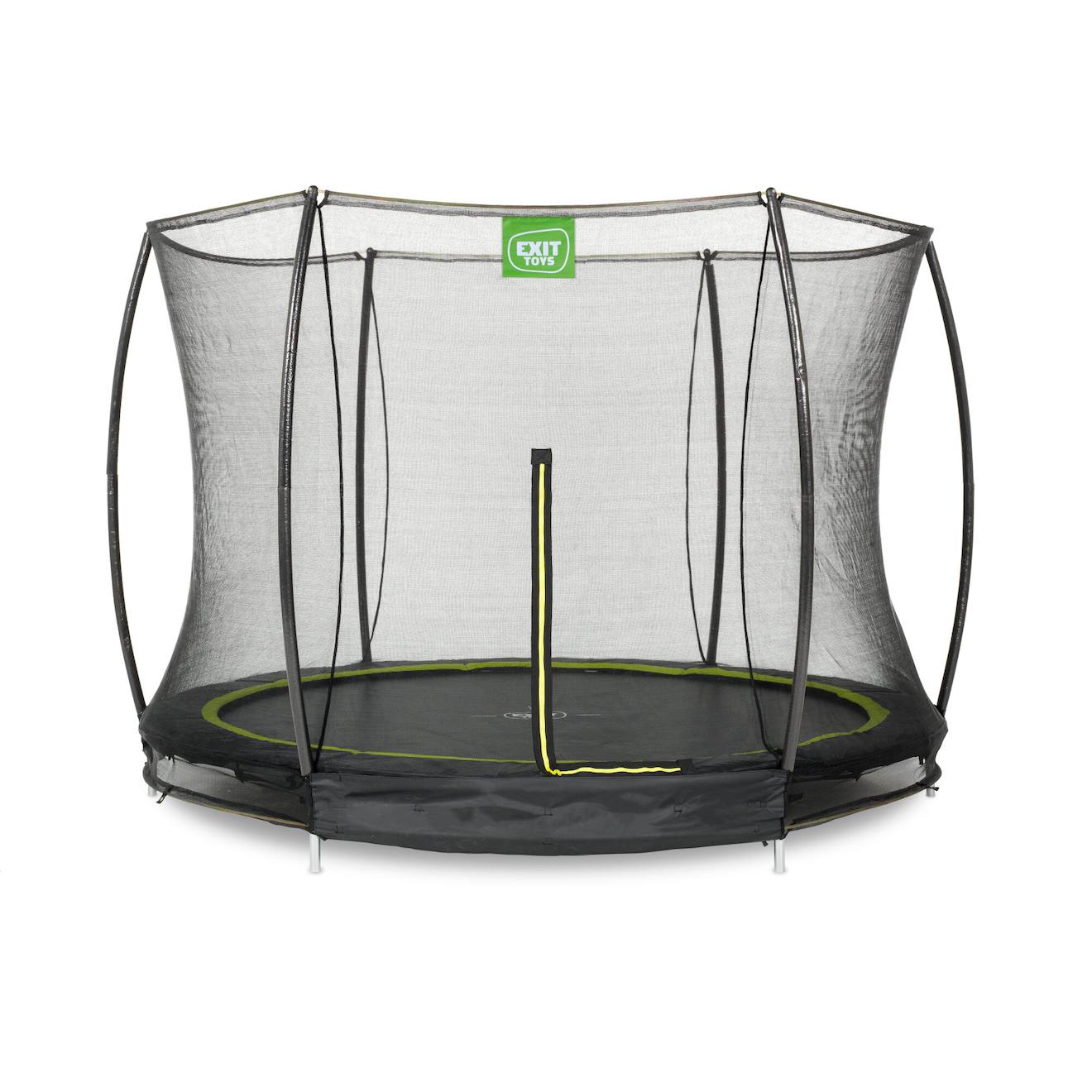 Trampoline Enterré Rond Ø305cm Avec Filet De Sécurité Noir
