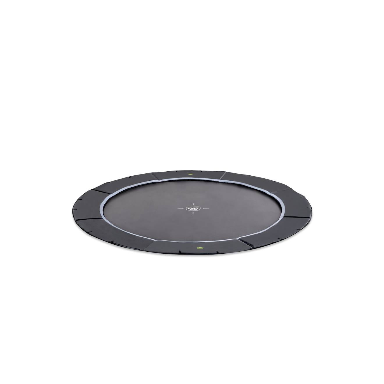 Trampoline Enterré Au Ras Du Sol Rond Ø366cm Avec Filet Noir
