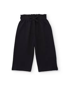 -Pantalon en maille pour fille avec taille élastiquée