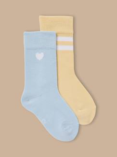 -Lot de 2 paires de chaussettes fille