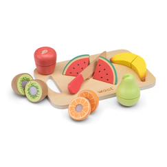 Jouet-Fruits en bois à découper
