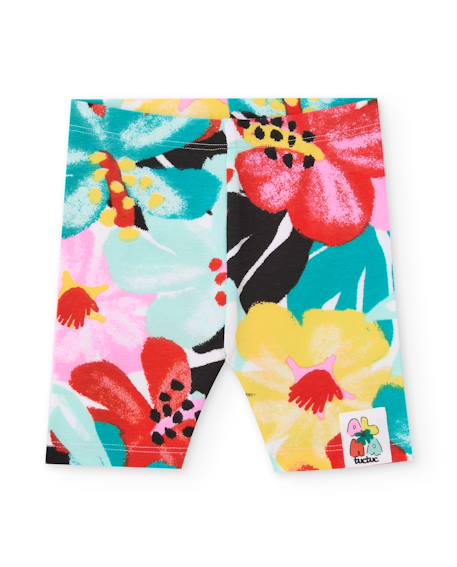 Fille-Pantalon-Legging fille en maille au style joyeux