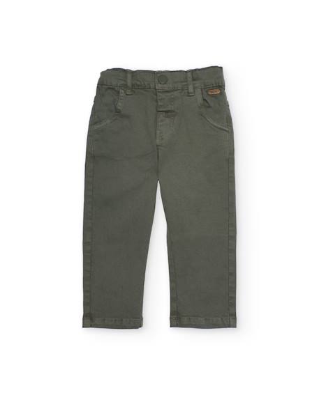 Bébé-Pantalon pour garçon en tissu avec taille à ajustement intérieur