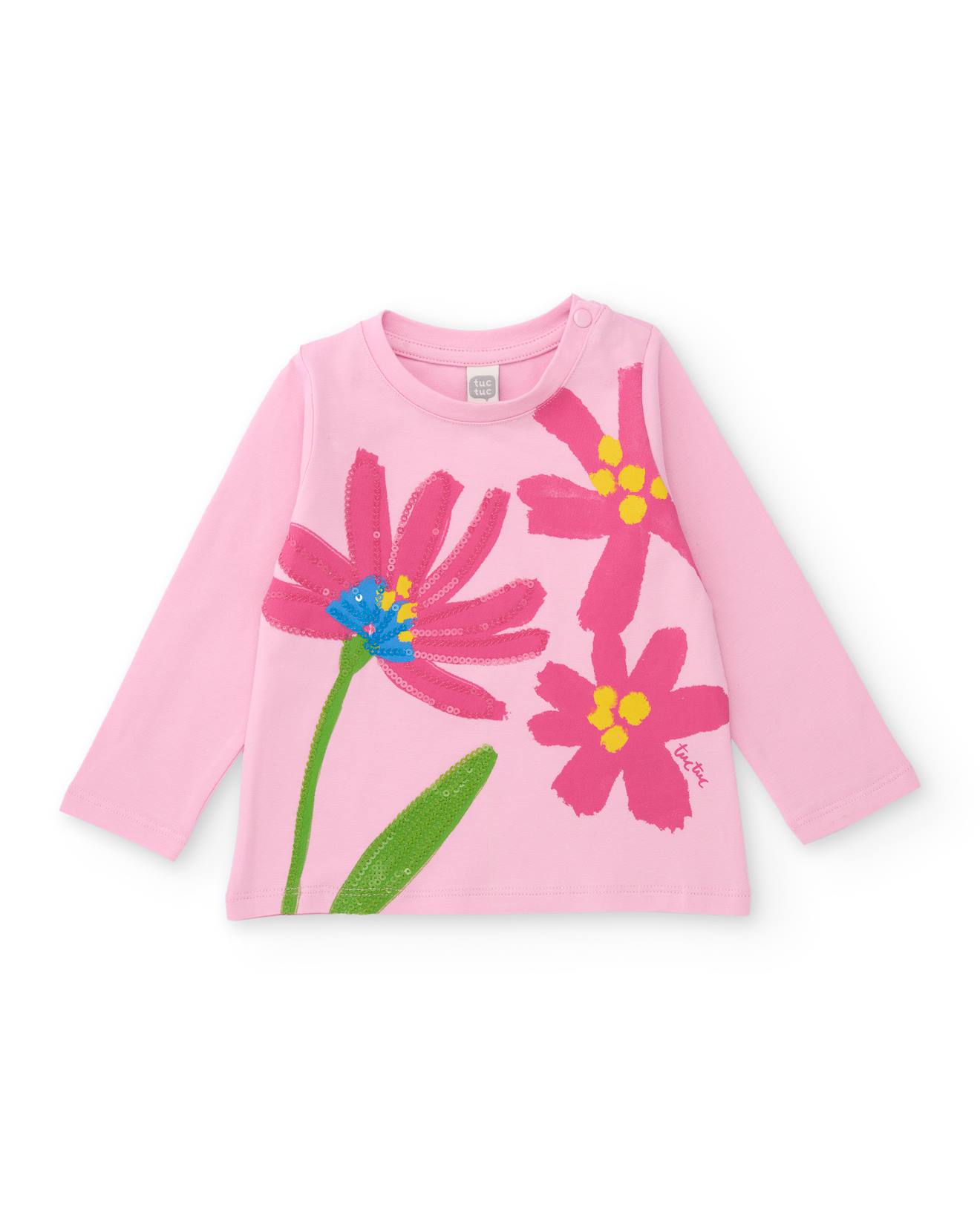 T-shirt Fille En Maille Avec Dtails Brillants Rose 14 €
