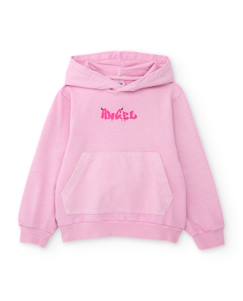 -Sweat fille en maille avec poche kangourou