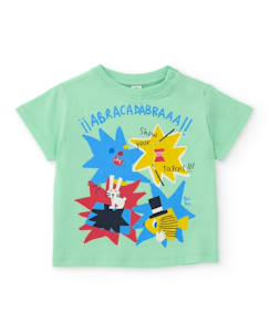 Garçon-T-shirt, polo, sous-pull-T-shirt garçon en maille avec imprimé dynamique