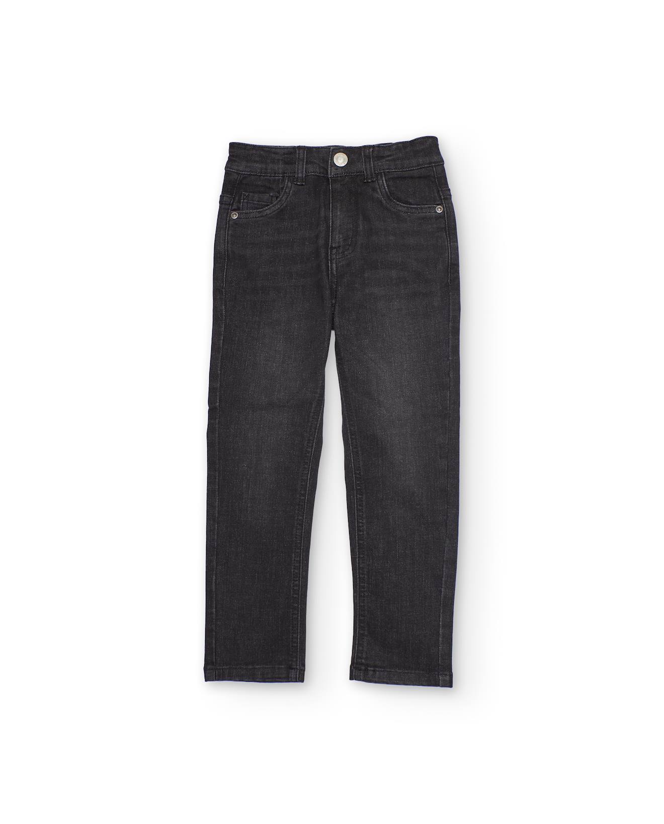 Pantalon Garon En Toile Et Denim Gris 20 €