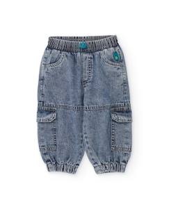 -Pantalon garçon en denim