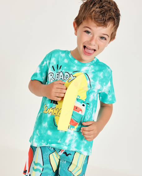 Bébé-T-shirt, sous-pull-T-shirt-T-shirt garçon en maille avec détail en relief