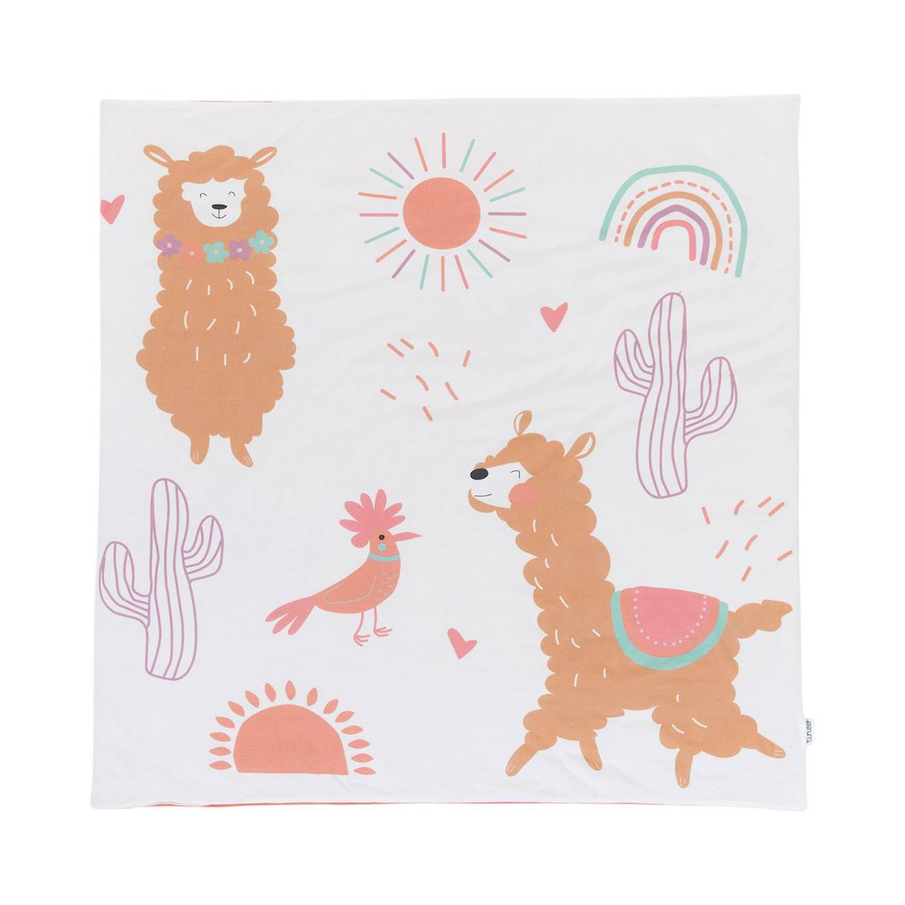 Tapis D'éveil Nomade Alpaga Rose
