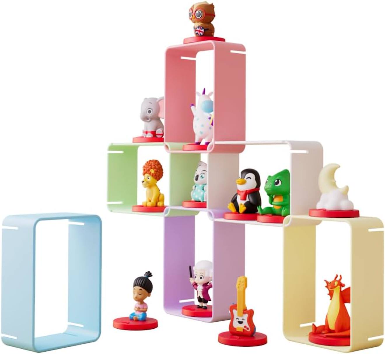 Présentoir Figurines Audios Faba Pour Conteuse Et Boite À Histoires Multicolore