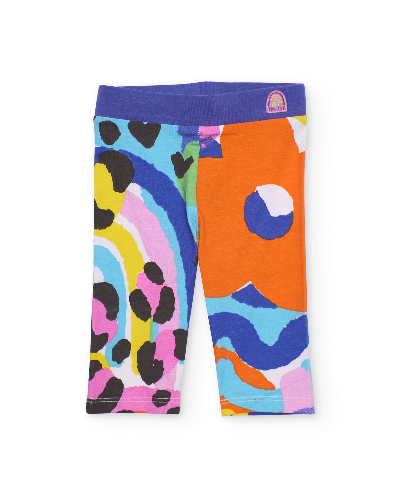 Legging Pour Fille En Maille Avec Taille Élastique Violet