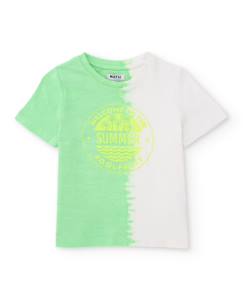Garçon-T-shirt, polo, sous-pull-T-shirt garçon en maille avec effet dégradé