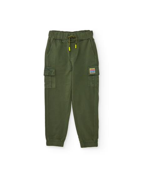 Pantalon garçon en maille avec poches cargo  - vertbaudet enfant