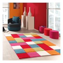 Linge de maison et décoration-Tapis chambre tissé motif voiture lyn8 kidcar