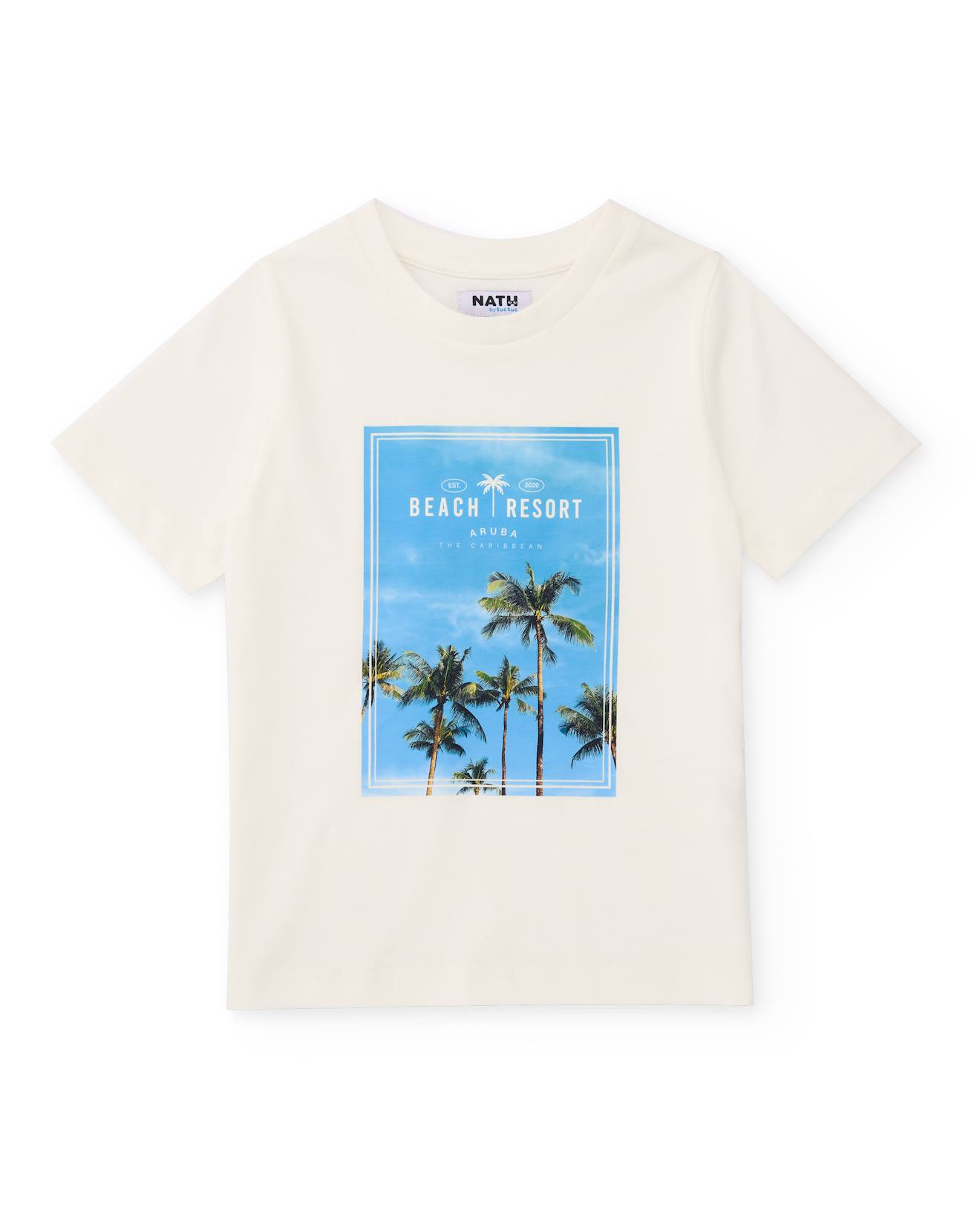 T-shirt Garon En Maille Avec Imprim Photo Blanc 9 €